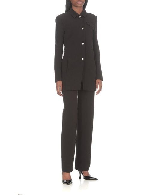 Moschino Black Jeans Single-breasted Long-sleeved Jacket