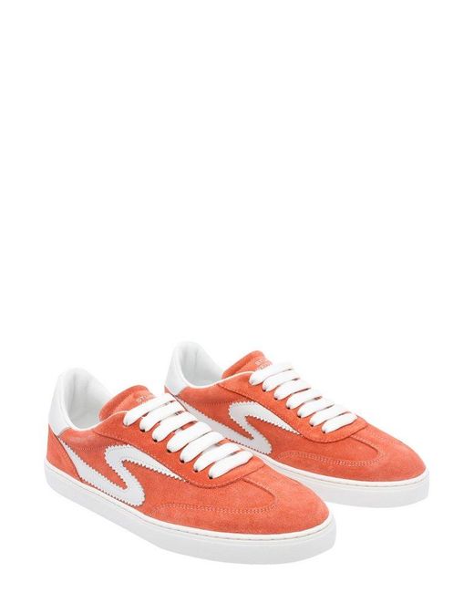 Stuart Weitzman Sw Runaround Sneakers in Red | Lyst
