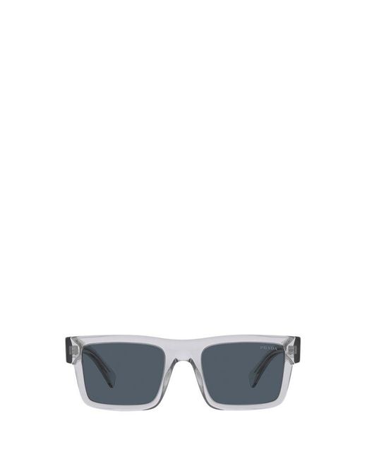 Prada Sunglasses in Gray for Men | Lyst