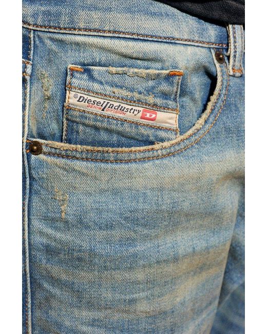 DIESEL Blue '2019 D-strukt' Jeans, for men