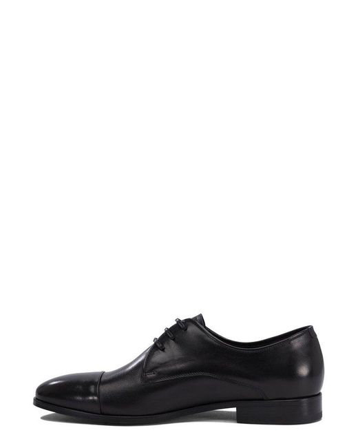 Fabi Black Classic Lace-Up Shoes for men