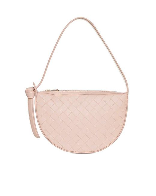 Bottega Veneta Pink Lamb Leather Handbag Unica