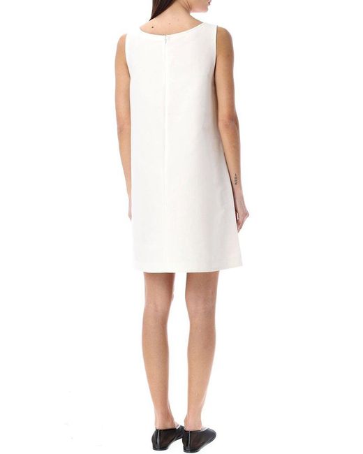 Marni White Elegant A-Line Dress For By For Ss24