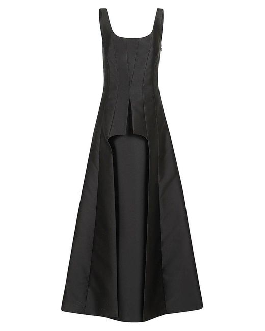 Alberta Ferretti Black Maxi Dress