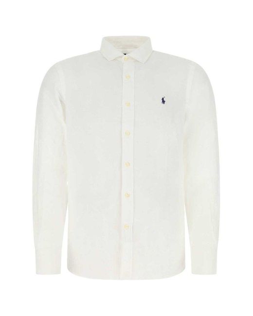 Polo Ralph Lauren Camicia in White for Men | Lyst Australia