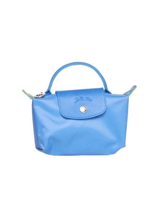 Longchamp Blue Le Pliage Tote Bag