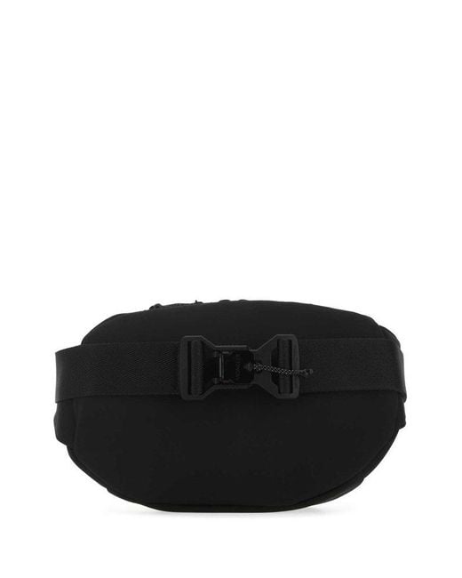 Moncler Logo Printed Zipped Belt Bag in Black for Men | Lyst