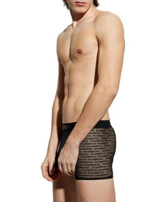 DSquared² Black Lace Boxers for men