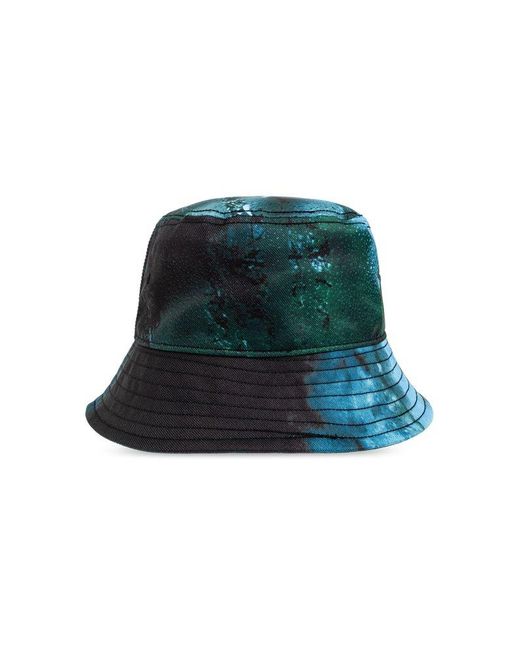 Y-3 Blue Hat With Printed Logo