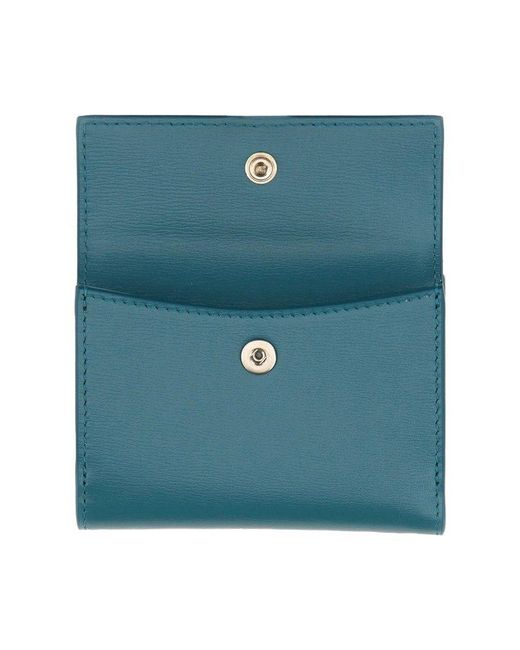 Jil Sander Blue Mini Wallet