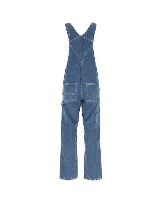 Carhartt Blue Denim Bib Overall for men
