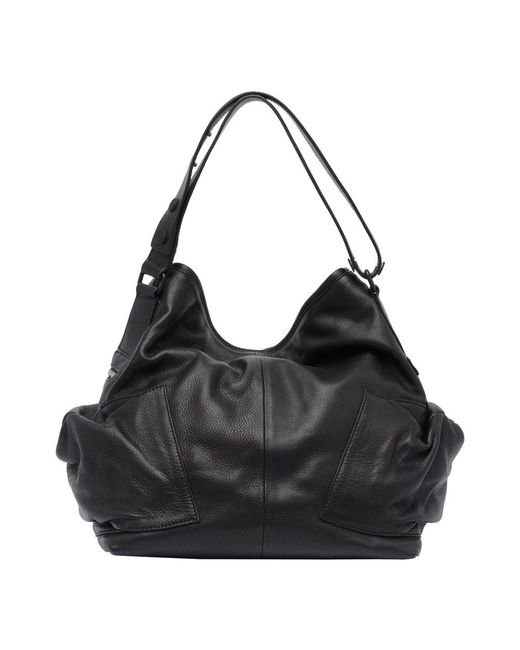 Vic Matié Black Bags Zipper Shoulder Bag