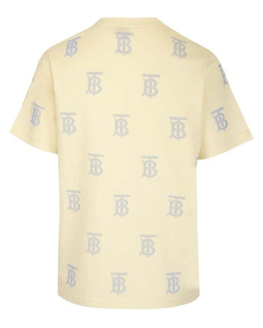 Burberry Cotton All Over Logo Crewneck 