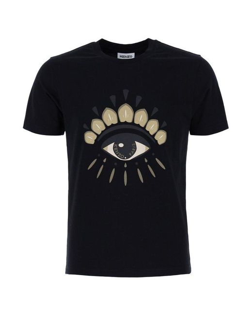 KENZO Black Eye Crewneck T-shirt for men