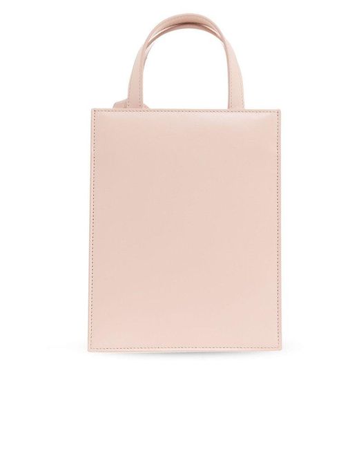 Ferragamo Pink Gancini-plaque Mini Tote Bag