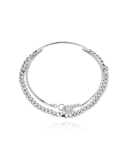 MM6 by Maison Martin Margiela Metallic Brass Necklace