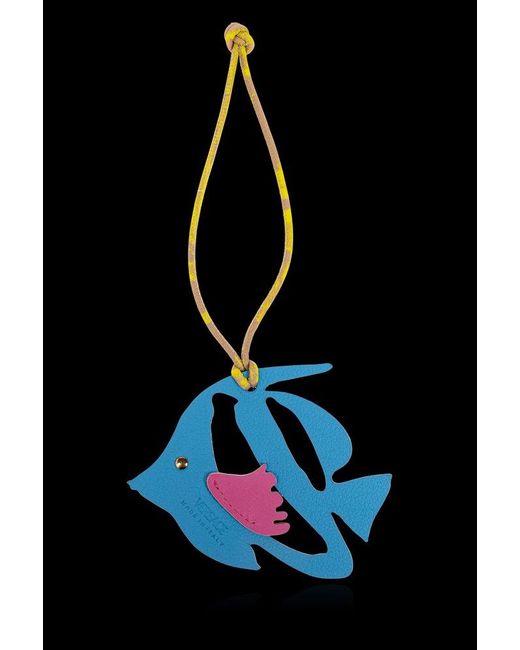 Versace Black The Shape Of A Fish Keychain