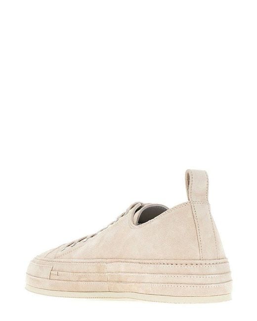 Ann Demeulemeester Pink Round Toe Sneakers for men