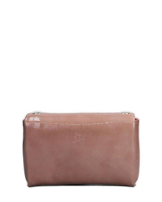 Christian Louboutin Pink Loubi54 Foldover Top Crossbody Bag