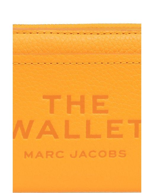 Marc Jacobs Orange Wallet With Logo,