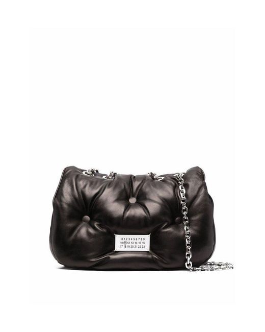 Maison Margiela Glam Slam Flap Medium Crossbody Bag in Black | Lyst