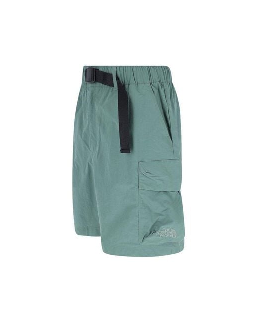 The North Face Blue Cargo Pocket Track Shorts for men