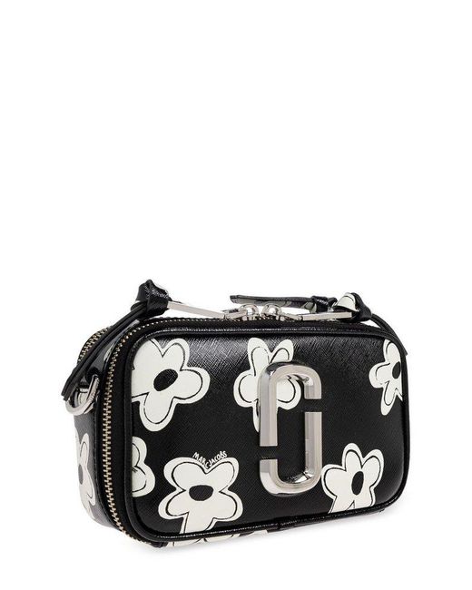 Marc Jacobs Black The Daisy Snapshot Shoulder Bag