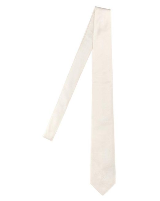 Dolce & Gabbana White 'Sicilia' Tie for men