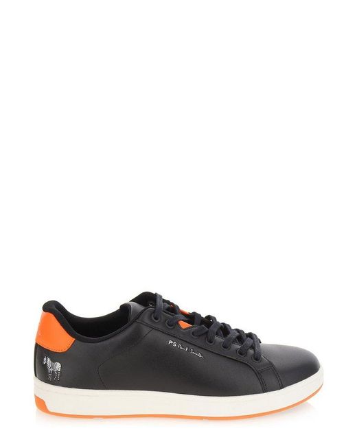 Paul Smith - Sneakers in pelle color nero e bianco con logo | ASOS