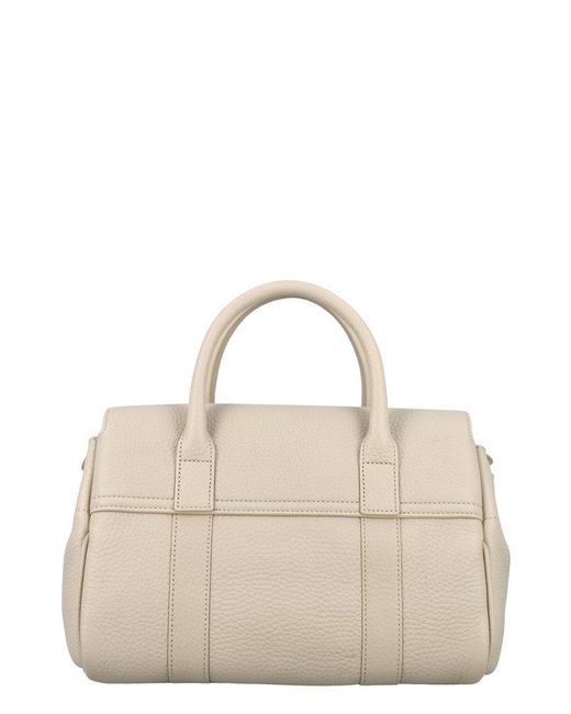 Mulberry Natural Small Bayswater Foldover Top Tote Bag