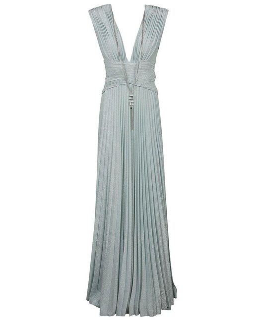 Elisabetta Franchi Multicolor Carpet Long Dress