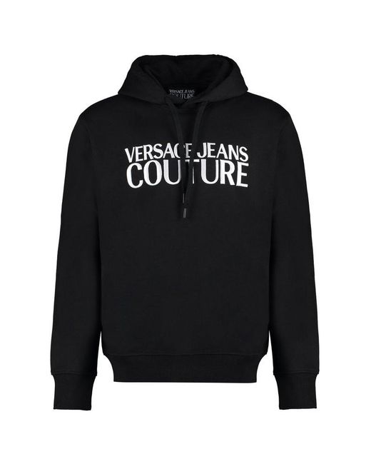 Versace Black Hooded Sweatshirt for men