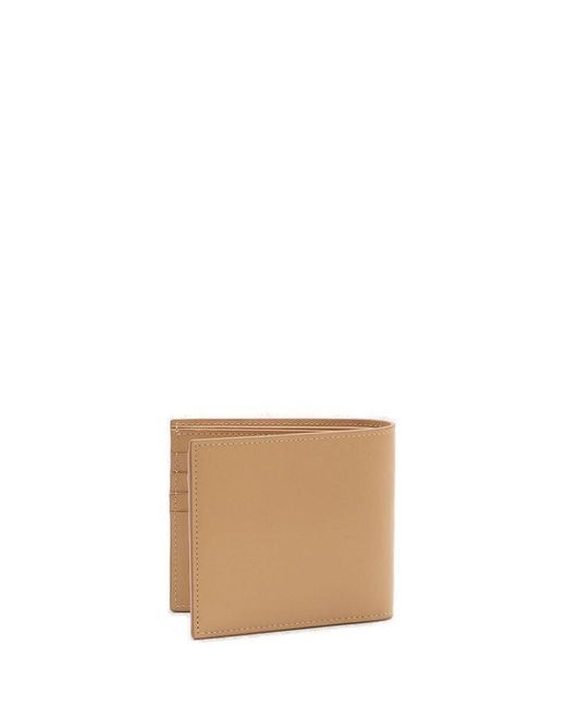 Loewe Brown Anagram Bi-Fold Leather Wallet for men
