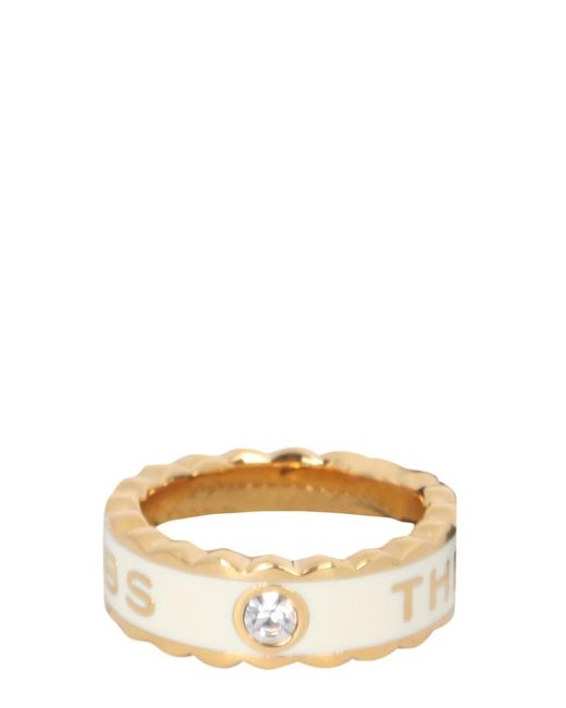 Marc Jacobs Metallic The Scallop Medallion Ring