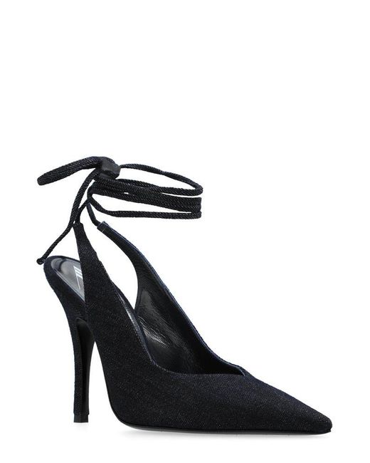 The Attico Black High-heeled Shoes `venus`,