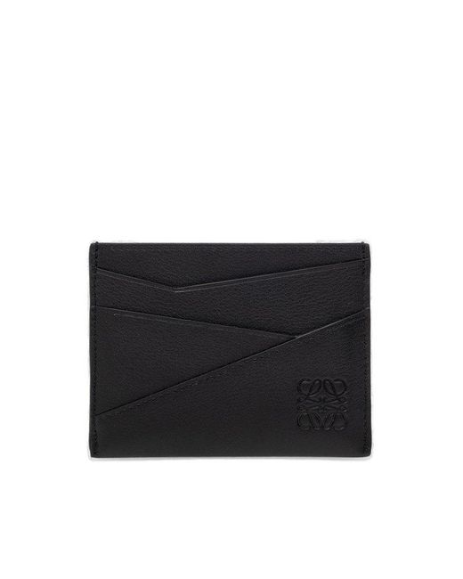 Loewe Black Leather Card Case for men