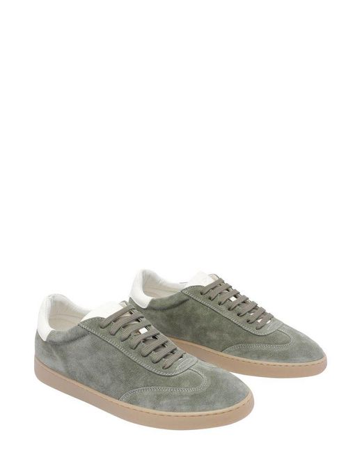 Stuart Weitzman Green Banner Low-Top Sneakers for men