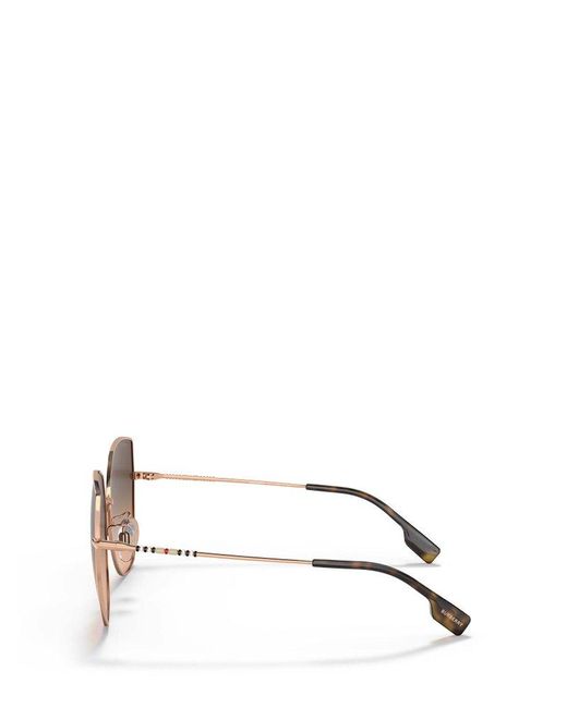 Burberry Multicolor Geometric Frame Sunglasses