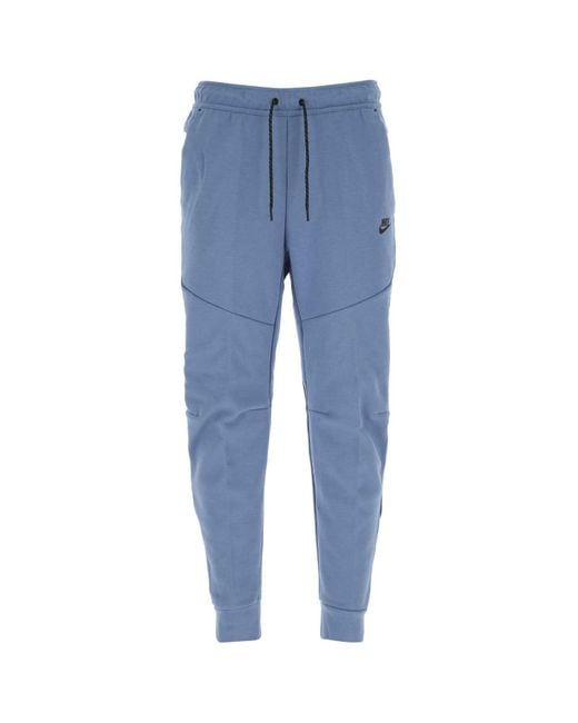 Nike Blue Tech Fleece Jogging Pants for men