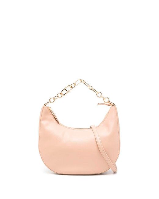 Twinset Pink Chain Hobo Shoulder Bag