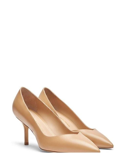 Stuart Weitzman Natural Eva 75 Pumps