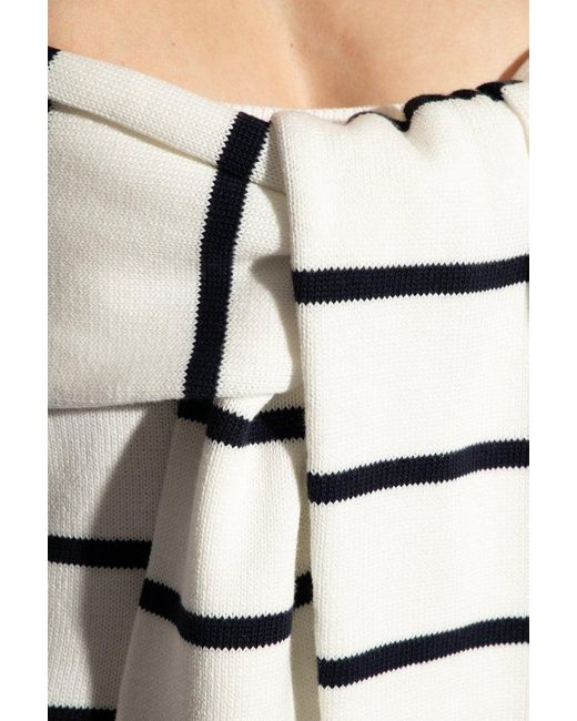 DSquared² Black Striped Knitted Top