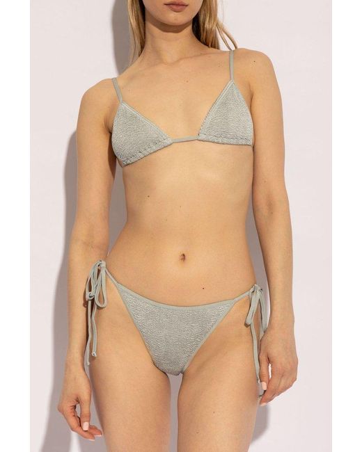 Bondeye White Triangle Bikini Set