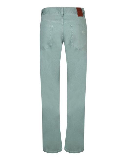 Zegna Green Roccia Straight-leg Jeans for men