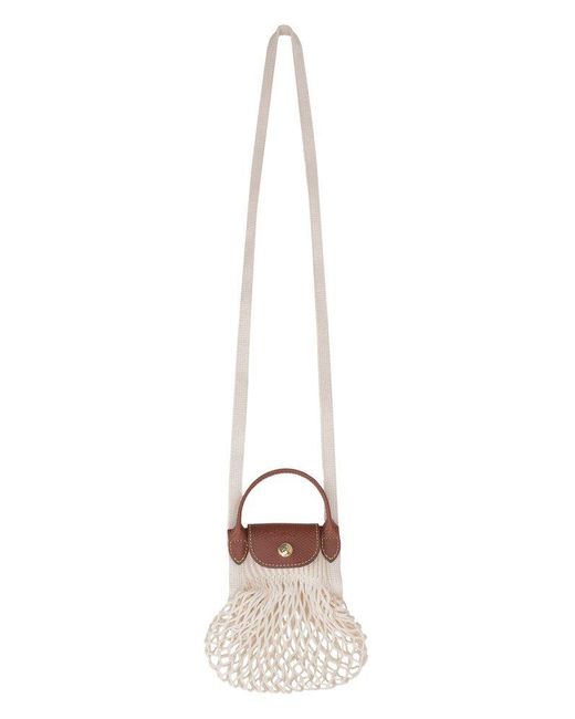 Longchamp Le Pliage Filet Mesh Crossbody Bag Lyst