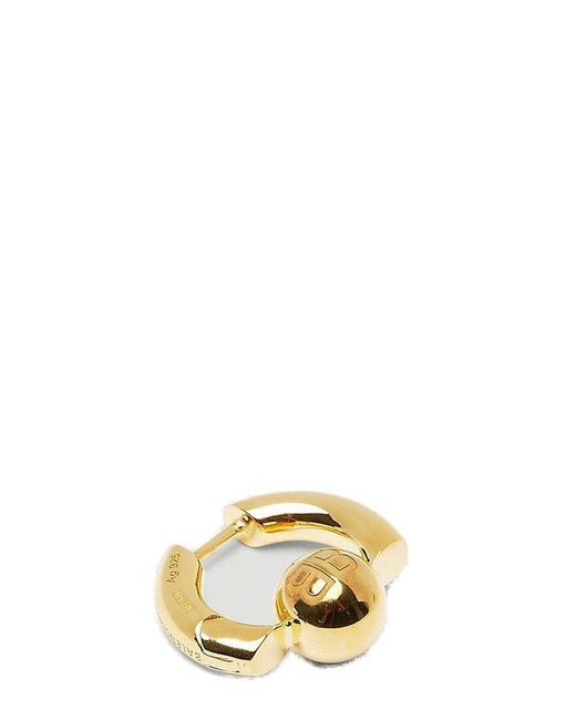 Balenciaga xs 2024 hoop earrings