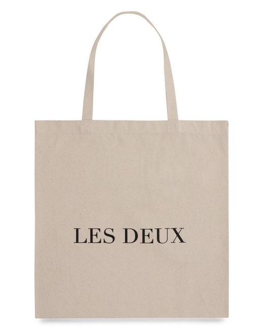 Les Deux Natural Canvas Carryall Tote for men