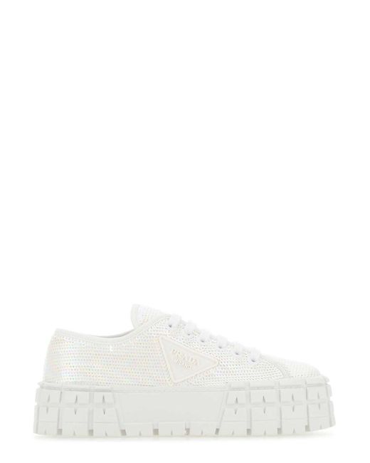 prada double wheel trainers
