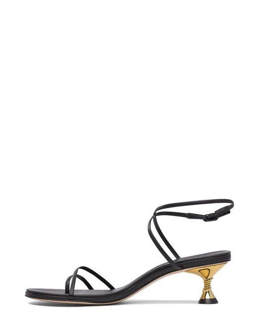 STUDIO AMELIA Helix Sandals in Black | Lyst