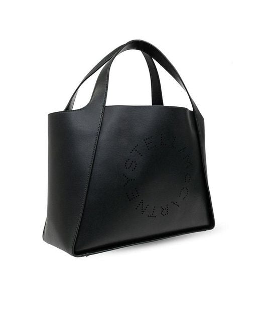 Stella McCartney Black Logo Tote Bag